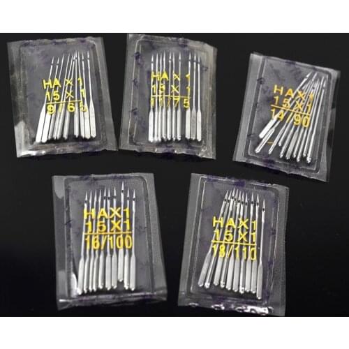 10pcs Sewing Needles Universal 15x1 130x705H Mixed Kit Packing Sewing Accessories for All Brand Domestic Sewing Machines