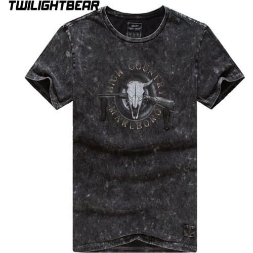 Brand New Mens T Shirt Short Sleeve Summer 100% Cotton Designer Vintage Fit Slim Printing Slim Casual Shirts Men Tees HFV115