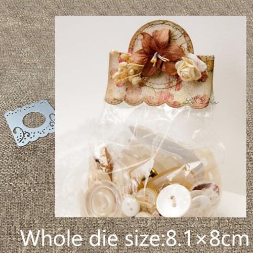 XLDesign Craft Metal Cutting Dies stencil mold Tote handle decoration scrapbook Album Paper Card Craft Embossing die cuts