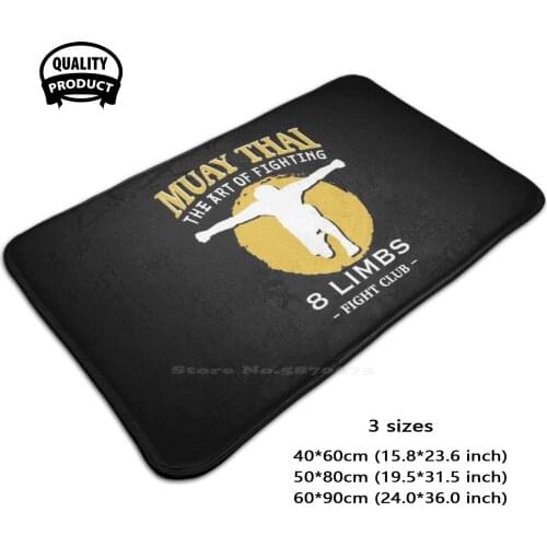Muay Thai Art Of Fighting Martial Arts Boxing 3D Soft Non-Slip Mat Rug Carpet Foot Pad Muay Thai Martial Arts Boxing Kickboxing