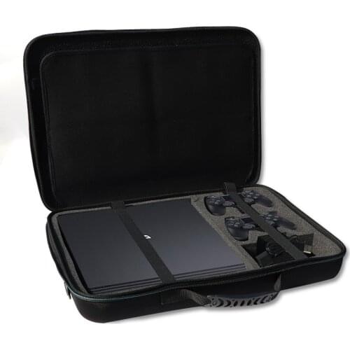 2019 Newest PS4 Slim/PRo Hard EVA Bag Carrying Case Protective Handbag with Shoulder Strap for Sony Playstation 4 Slim Pro