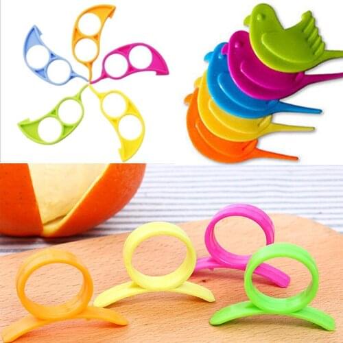 Mouse Shape Lemons Orange Citrus Opener Peeler Remover Slicer Cutter Quickly Stripped Kitchen Tool