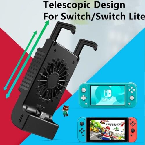 Cooling Stand For Nintendo Switch NS and Nintend Switch Lite Mini Cooler Temperature Control External Heat Sink Playstand Holder