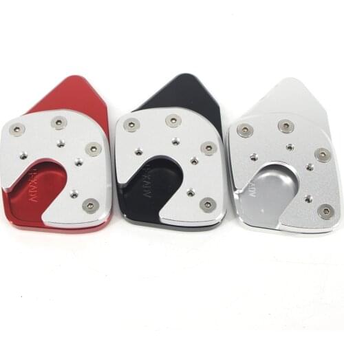 For Honda X ADV XADV 750 XADV750 X ADV750 2017-2019 Motorcycle CNC Side Kick Stand Kickstand Enlarge Extension Pad Support Plate