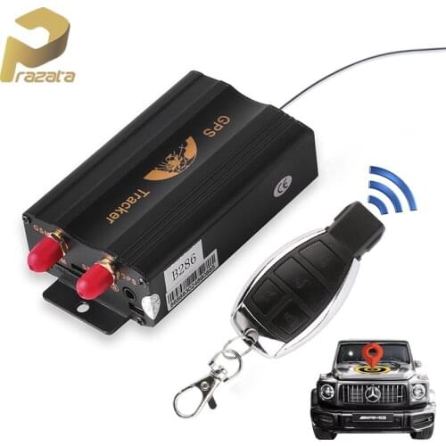 Prazata GSM Tracker Car GPS Locator TK103B Remote Cut Off Oil GPS Tracker Voice Monitor Shock Alarm Lifetime Free Platform