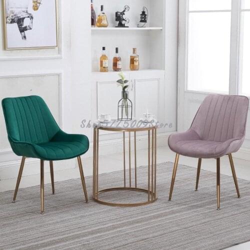 Simple home modern restaurant dining chair Nordic style light luxury net red makeup chair leisure hotel back chair stool