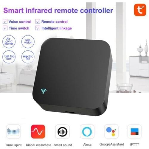Tuya Smart Infrared Universal Remote Controller Voice Control Air Conditioner Home Appliance TV Set Top Box Remote Controller