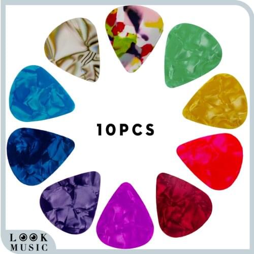 Assorted Acoustic Guitar Picks LED Picks Plectrum Guitar Capo Guitar Tuner Guitar String Winder Guitar Picks Holder Necklace
