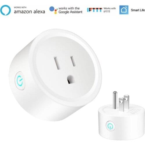 20A US Plug WIFI Bluetooth-compatible Wireless Remote Socket Smart Timer Plug US Home Fire Retardant PC Smart Power Socket