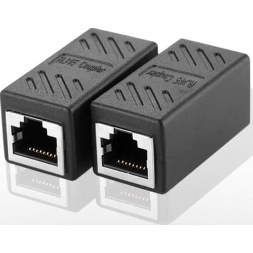 Network Straight-through Head Anti-Electromagnetic Interference Network Cable Extension Head Network Line Butt Joint Forming