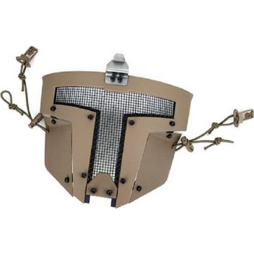 OutdoorFMA sports helmet SPT Mesh Face guard Sparta Tactical Face guard AF Helmet Face guard 2671 CB/BK/RG