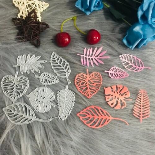Cutting Dies leaf set leaves Scrapbook Cardmaking DIY Paper Craft Metal Stencil die cut metal stamp embossing folder