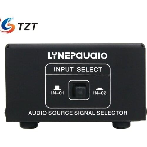 TZT 2 In 1 Out or 1 In 2 Out Audio Source Signal Selector Switcher 3.5mm Headphone Jack Interface B102