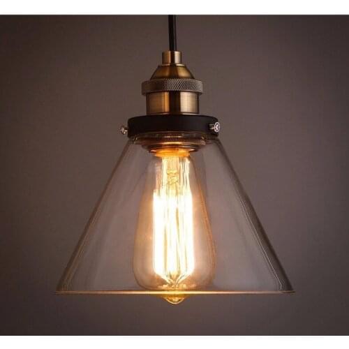 Vintage Pendant Light Clear Glass Hanging Pendant Lamp E27 dining table lamp for dinning room home decor planetarium