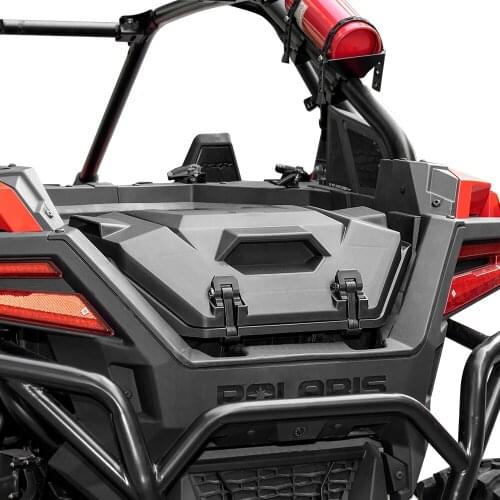 Rear Cargo Box UTV Storage Rear Cargo Box 2020 2021 for Polaris RZR PRO XP / 4 Black High Quality Polypropylene