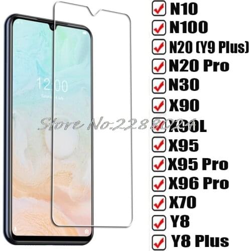 Tempered Glass For Doogee N10 N100 N20 (Y9 Plus) N30 X90 X90L X70 X95 X96 Pro Y8 Plus Y8c Y7 N20Pro X95Pro Screen Protector Film