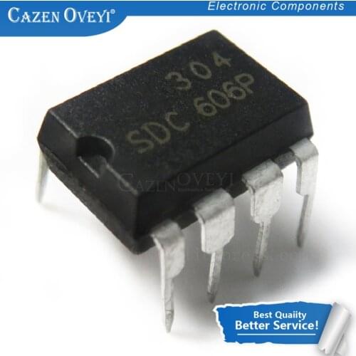 10pcs/lot SDC606 DIP-8 SDC606P SDC 606 DIP In Stock