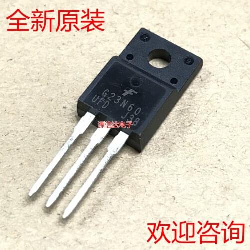New imported G23N60UFD G23N60 23A 600V TO-220F IGBT tube in stock