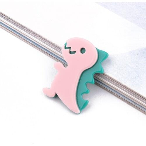 5pcs Resin Cactus Dinosaur Badge Brooch Patch Bead Findings DIY Crafts Cute Earrings Cabochon Beads Charm Jewelry Accessory F713