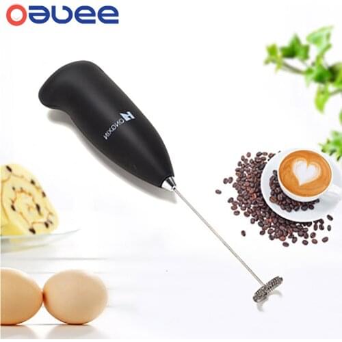 Automatic Electric Milk Frother Egg Foam Coffee Maker for Egg Milk Cappuccino Whisk Tools Portable Home Kitchen Coffee Chocolate
