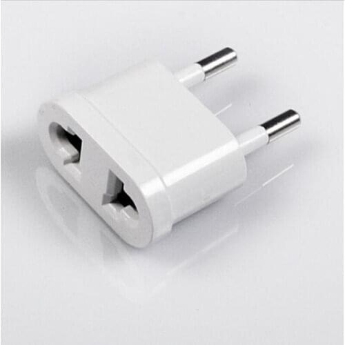 US (USA) to EU (Europe) Travel Power Plug Adapter for USA converter White Charger Charging Adapter Converter Adaptor