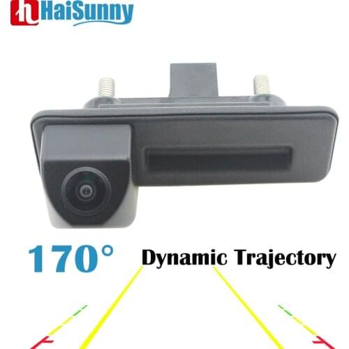 Reverse Camera Dynamic HD Night Vision170° Fisheye Rear View Backup Camera For Skoda Fabia Superb Combi Rapid Octavia Audi a1