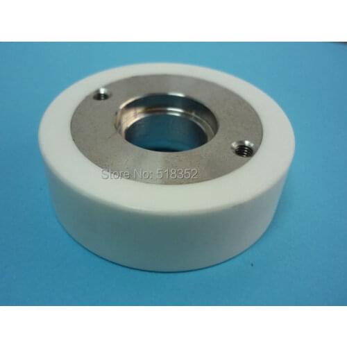 X054D257G51 X058D078G51 M401 Mitsubishi White Ceramic Auxiliary/ Assist Pinch Roller OD57x ID19x T18mm for WEDM-LS Machine Parts
