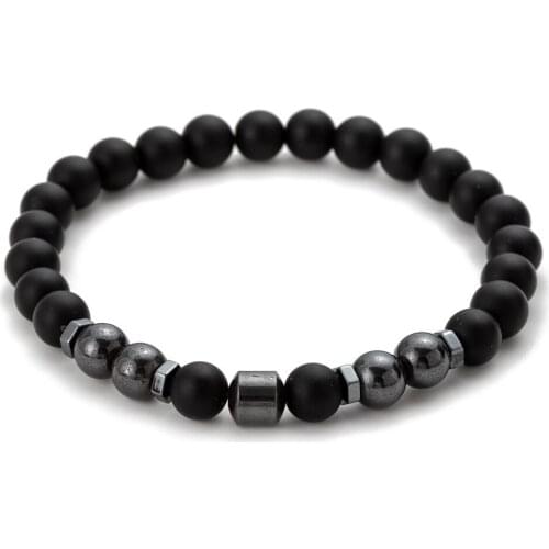 Classic Fashion Magnet Health Care Jewelry Colorful Stone Frosted Stone Magnetic Bracelet Anklet Mens and Womens Jewelry Gifts