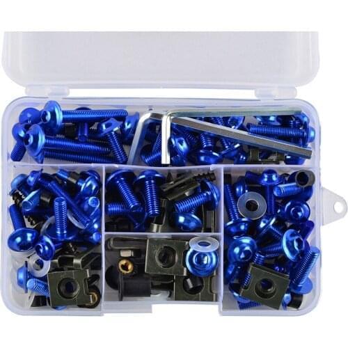 Motorbike Fastener CNC Aluminium Clip for Honda VFR800 1998 99 00 01 02 03 04 05 06 07 08 09 10 11 2012 Complete Fixing Screws