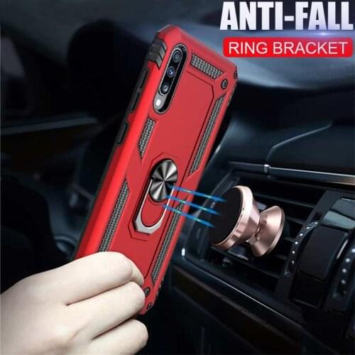 Metal Finger Ring Holder Rubber Cover Case For Xiaomi Redmi Note 9S 8T 7 8 Pro 8A K20 K30 Mi 9 SE A3 Lite CC9 CC9E 10 Pro Cases