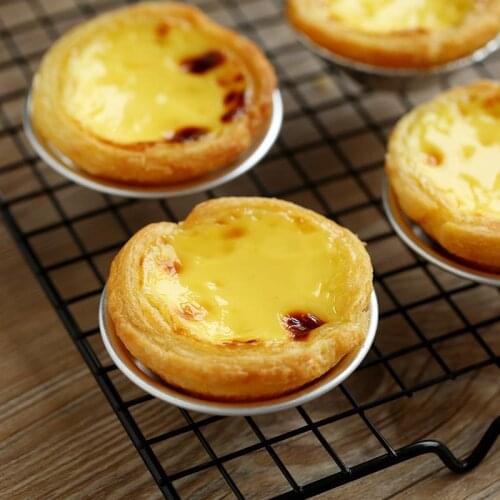 Reusable Aluminum Egg Tart Mould Small Cake Dish Baking Tool Cupcake Fruit Tart Dish ice cream Tools S2017183
