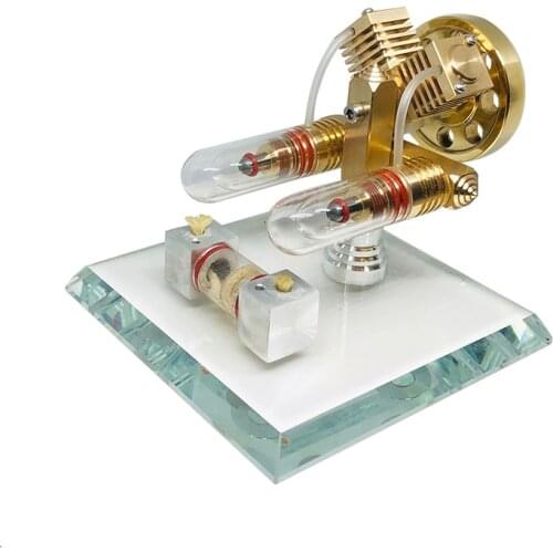 Stirling Engine Model External Combustion Engine Micro-generator Birthday Gift Engine Steam Engine Mini