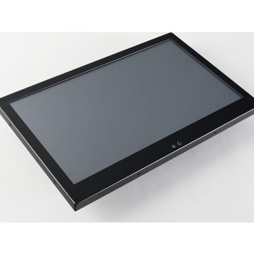 Industrial Monitor for Computer 14 Inch Monitor Desktop Screen HDMI USB Interface Resistive Touch Screen Host Monitor