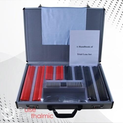 Optometric Trial Lens Set PL266-B2 266 pcs Rim Reduced Aperture 26mm Round Handle Ship from PolandPL266 with Aluminum Case