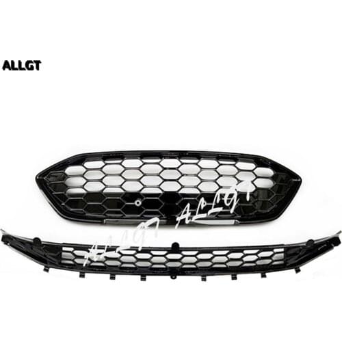 Car Front & Lower Grille Bumper Grill Honeycomb For Ford Focus 2019