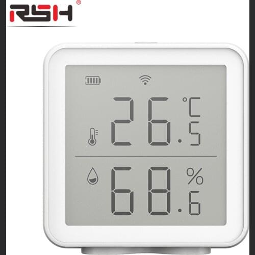 Smart home WFI temperature and humidity detector, wireless temperature and humidity sensor, intelligent linkage