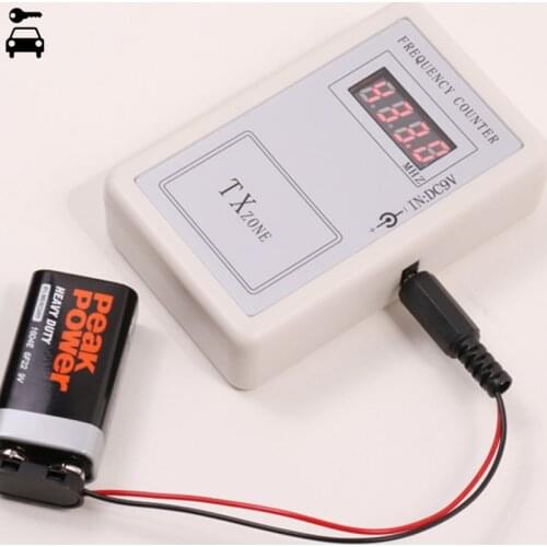 TXzone Car Remote Key Control Wireless Frequency Counter Tester 250-450Mhz Remote Frequency Tester