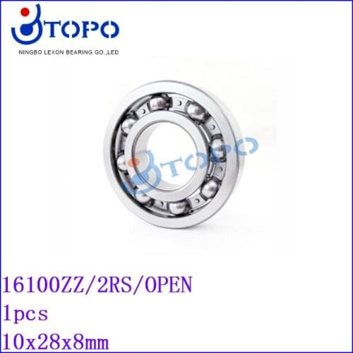 10*28*8mm Deep Groove Ball Bearings16100 ZZ/2RS/OPEN