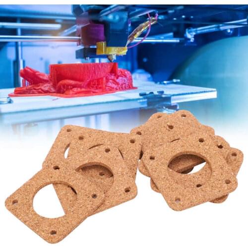 20Pcs 42 Stepper Motor Vibration Damper 3D Printer Cork Motor Gasket Damping Pads suitable for NEMA 17 hole spacing