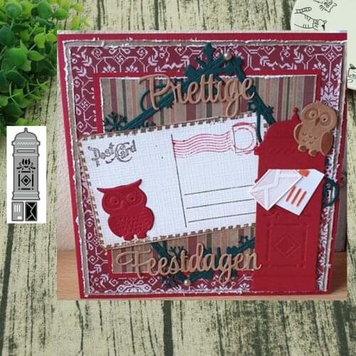 2020Metal Cutting Dies Scrapbooking mailbox craft Card Making Embossing Rectangular Pattern