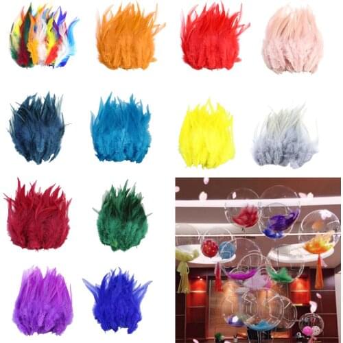 50 Pieces 5-7 Inches Beautiful Natural Pheasant Tail Feather Rooster Feathers