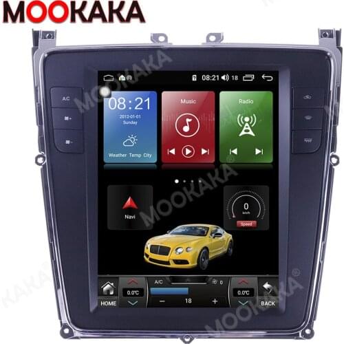 Tesla Style Car Multimedia Player For Bentley Continental 2012-2019 CAR Android 9.0 Screen GPS Navi Radio Audio Stereo Head Unit