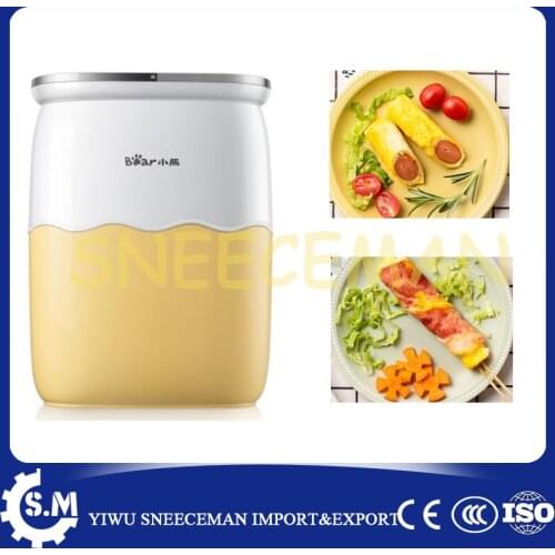 Household fully automatic egg intestine double-barrel commercial small Egg cup egg roll machine breakfast machine