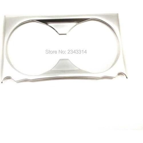 For Mazda CX-5 2017 2018 2019 Stainless Center Console Water Cup Holder Cover Surround Frame Protector Trim Cover Car Accessory