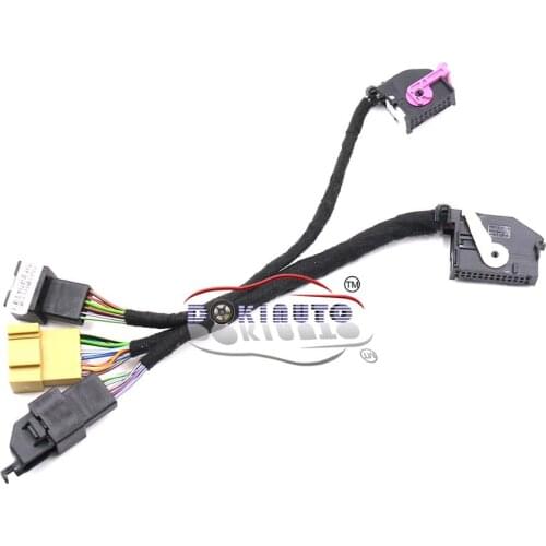 FOR VW PQ CAR INSTALL MQB PDC Parking OPS System adapter Wire cable Harness for upgrade older PDC module to 1K8 / RNS to MIB