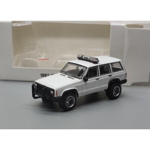 GreenLight 1:64 1997 Jeep Cherokee Police Car Metal Diecast Collection Alloy Model Car Toys