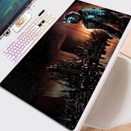 Pads Mouse Xxl Laptop Gamer Table Pads Speed Gaming Pc Carpet On The Mat Mousepad Keyboard With Backlight Beautiful Dead Space
