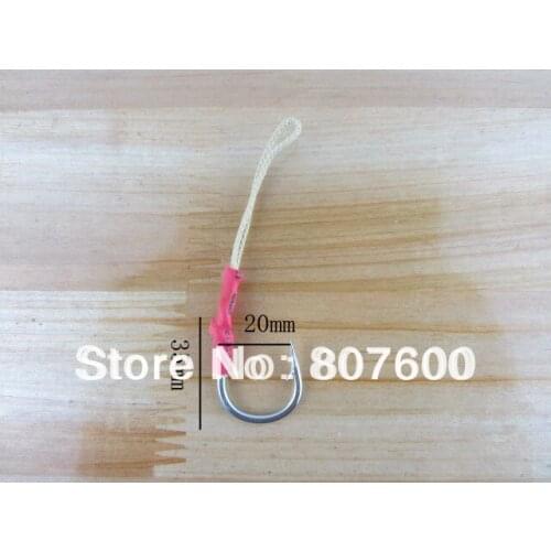 Salt Water Sea Hook Jigging Assist Hook 7/0 Kevlar line 6 pcs/Lot
