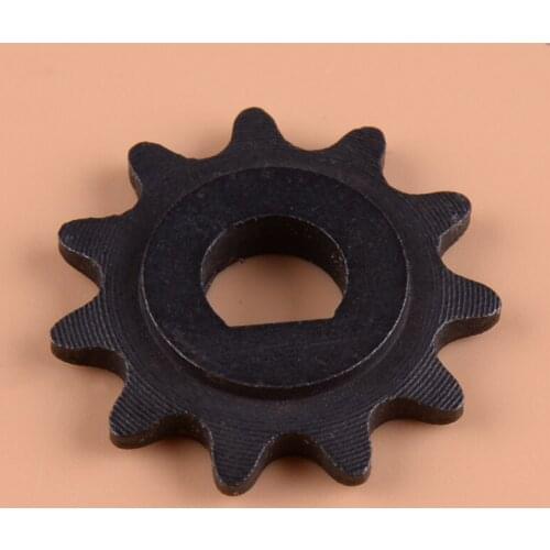 DWCX 4mm Metal Motorcycle Electric Scooter 11 Tooth Sprocket Black Fit For 25H Chain Motor Pinion Gear MY1020 Motor