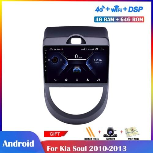 9 Inch Android Multimedia Player For Kia Soul 2010-2013 Car Screen IPS GPS Radio Stereo Wifi Navigation DSP